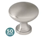 50) Liberty Hardware P11747C-SN-C Garrett 1-3/16" Mushroom Cabinet Knob Satin. Fixed Price $51.87.
