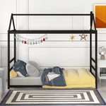 Twin Size House Metal Platform Frames Mattress Foundation Bedroom Sets. Fixed Price $269.99.