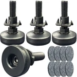 3/8" Threaded Leveling Feet Adjustable Table/furniture Levelers Screw On He. Fixed Price $15.23.