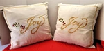 Embroidered Pair Christmas Joy Sofa Couch Pillows Better Homes And Gardens. Fixed Price $35.80.