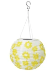 Ikea Solvinden Led Solar-powered Pendant Lamp, Outdoor Globe/yellow Flower 22 Cm. Fixed Price $27.83.