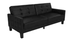 Mainstays 2241009W Pillowtop Futon With Cupholder - Black. Fixed Price $250.00.