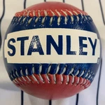 Stanley Tools Red White And Blue Souvenir Baseball. Fixed Price $49.99.