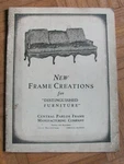 1900'S Advertising Catalog Furniture Frames Central Parlor Mfg Co Chicago. Fixed Price $18.00.