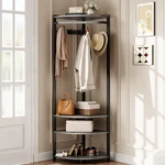 Corner Coat Rack & Shoe Bench With 6 Hooks For Entryway Hallway Storage. Fixed Price $178.99.