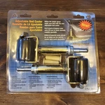 Shepherd Hardware 9532 Adjustable Bed Caster Risers 6 Inch Nos Sockets Included. Fixed Price $14.95.