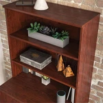 Sauder Affirm Engineered Wood 36" X Storage Hutch Classic Cherry. Fixed Price $215.87.