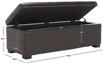 Safavieh Maiden Lg Tufted Storage Bench, Reduced Price 2172756316 HUD8229A. Fixed Price $208.00.