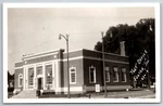 Fulton Illinois Office Doors Open Mail Box Sidewalk Posters C1950 Rppc. Fixed Price $11.00.