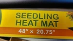 Ipower Seedling Mat Warm Hydroponic Heating Pad 48" X 20.75". Fixed Price $39.99.