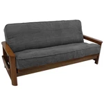 Blazing Needles Solid Microsuede Double Corded 8" 9" Futon Cover, Full, St.... Fixed Price $81.11.