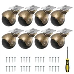 In Ball Wheels - Heavy Duty 1200LBS,360 Swivel,top Plate Casters Set. Fixed Price $37.17.