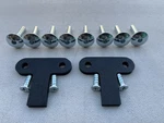 All Brand New 14 Piece Galant Extension Hardware Kit (ikea Model #111034). Fixed Price $70.00.