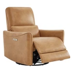 Chita Swivel Glider Power Recliner,faux Leather Nursery Chair, Fsc Certified. Fixed Price $571.99.