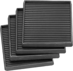 Uxcell Furniture Pads, 4PCS 4'' - Square Rubber 4&APOS;&APOS;, Black. Fixed Price $37.65.