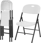 4-PACK Heavy Duty Plastic Folding Chair, 450 Lbs Capacity Foldable Chairs. Fixed Price $79.99.