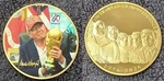 Donald Trump Gold Coin President World Cup 2026 Autograph Usa Messi Ronaldo. Fixed Price $17.41.
