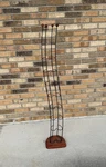 Vintage Atlantic Wave Metal Wire Ball Cd Storage Tower 51" Rack .. Fixed Price $80.00.