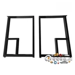 2PCS Square Metal Table Legs 20X2X28 Inch Reinforced With Foot Pads. Fixed Price $76.00.
