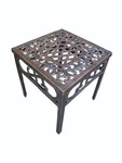 Oakland Living Mississippi Cast Aluminum End Table, 18-INCH Antique Bronze. Fixed Price $268.97.