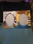 Decorative Ceramic Lighthouse Picture Frames Set Of Two 9X7. Fixed Price $24.00.