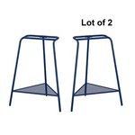 Lot Of 2 Ikea Tillslag Trestle Legs Blue Desk Table Base Rare 004.709.96 New. Fixed Price $68.00.