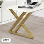 2PCS 16" Table Legs Modern Metal Bench Base With 4 Floor Protectors. Fixed Price $53.64.