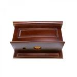 Dark Oak Wood Raised Panel Tank For High Toilet Renovators Supply. Fixed Price $441.99.