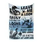 Leave Me Loon Throw Blanket For All Seasons Soft Cozy Sofa Bedding. Fixed Price $44.05.