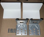 Ikea Replacement Wall Mount Parts Set #124518 #124516 (method) W/ Screws. Fixed Price $15.97.