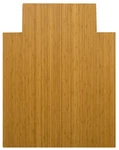 Anji Mountain 5MM Bamboo Roll-up Modern Natural Chair Mat Approx 36" 48". Fixed Price $216.00.