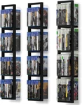 Black Floating For Wall, 34 Inch Video Games Cd Dvd Storage Shelves, Cub. Fixed Price $159.64.