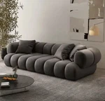 American Large L-shaped Velvet Sectional Sofa Nordic Modern Modular Couch. Fixed Price $860.00.