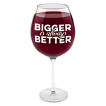 New Mouth Inc Bigger Is Better Wine Glass Hold Full Bottle Gift Size Xl. Fixed Price $17.94.