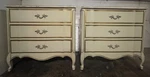 Vintage Dixie Furniture Cream / Country French Style Chest Of Drawers. Fixed Price $1200.00.
