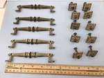5 Drawer Pulls Henry Link Faux Bamboo Dresser Handles Regency Bali Hai Hardware. Fixed Price $159.95.