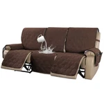 Turquoize 100% Waterproof Cover 3 Seat 82"RECLINER Sofa, Brown. Fixed Price $86.99.