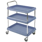 Metro BC2636-3DMB Utility CART,400 LB.,BLUE,27 In. W 36NK67. Fixed Price $557.94.