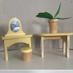 Kidkraft Dollhouse Majestic Mansion Wooden Furniture Lot Vanity And More. Fixed Price $19.99.