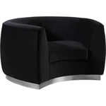 Meridian Furniture Julian Black Velvet Chair. Fixed Price $843.81.