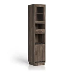 Bowery Hill Wood Multimedia Storage Tower Shelf In Reclaimed Oak. Fixed Price $358.84.