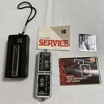 Vtg Tele-instamatic 608 Camera By Kodak With Box, Flash Pack And Manual Untested. Fixed Price $11.00.