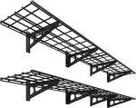 12-INCH-BY-72-INCH Wall Shelf Garage Storage Rack Mounted Floating Shelves,. Fixed Price $140.82.