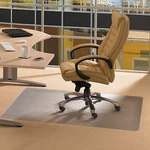 Floortex Cleartex Advantagemat 48" 79" Office / Home Pvc Carpet Chair. Fixed Price $96.89.