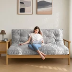 Maxyoyo 6" Mattress Full Size, Velvet Thick Futons Sofa Couch, Versatile. Fixed Price $196.78.