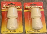 Super Sliders X2 By Waxman Rubber Chair Leg Tip (2 Piece) 1-1/4" Wh 441811W New. Fixed Price $12.75.