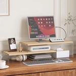 Best Ygyqz Adjustable Monitor Stand Riser With Acrylic LEGS7.67" Wide Dual For. Fixed Price $49.79.