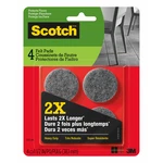 Scotch Heavy Duty Felt Pads: 1-1/2 In. 4-PACK (grey). Fixed Price $7.98.