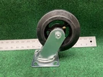 Shepherd Hardware 9493 1400 Series 6" Mold On Rubber Swivel Plate Caster 410LB. Fixed Price $23.99.