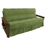 Blazing Needles Solid Microsuede Double Corded 8 9-INCH Full Futon Slipcover. Fixed Price $52.13.